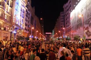 night out at Madrid Gran Via
