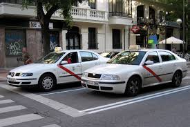 two Taxis in Madrid