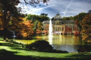 retiro park in madrid