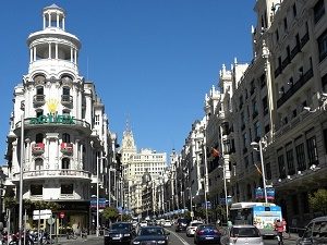 main street in madrid