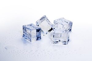 four ice cubes