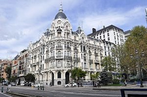 big building complex in madrid