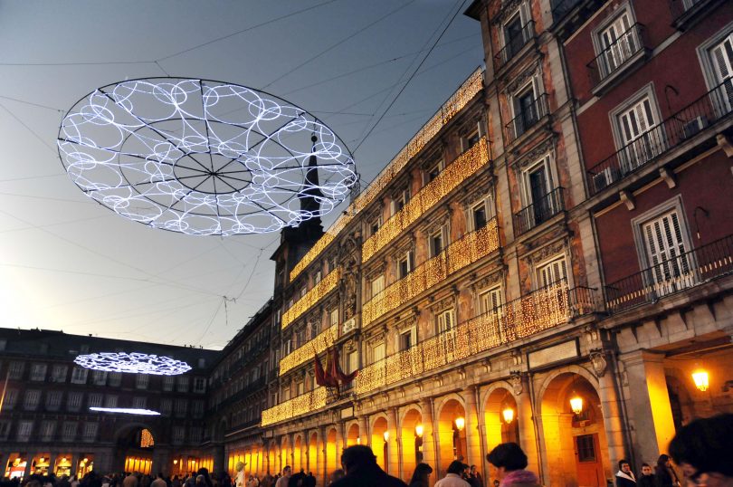 NIGHT SHOT IN SPAIN, MADRID