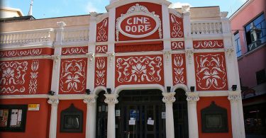 exterior of cine dore in madrid