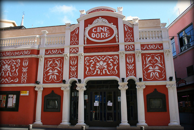 exterior of cine dore in madrid