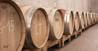 wine barrels