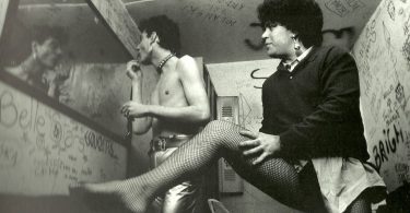 vintage photo of men in bathroom