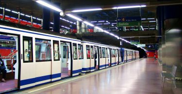 metro station in madrid