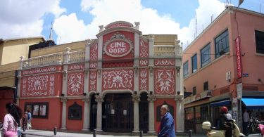 exterior of cine dore in madrid