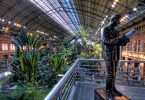 inside atocha train station