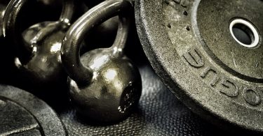 kettle bell and other weights