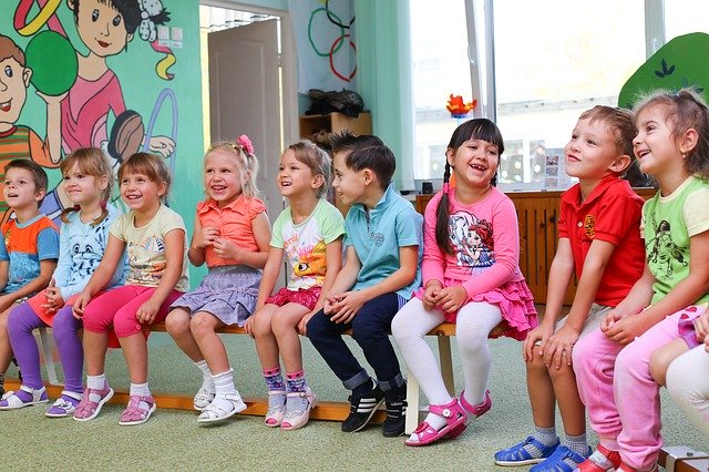 kids in nursery school