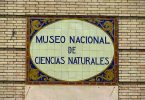 sign of museo nacional de ciencias naturales