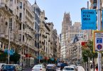 traffic on gran via in madrid