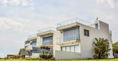 modern terraced houses