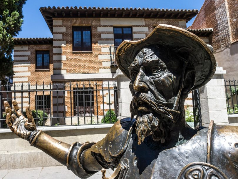 statue de don quijote à madrid