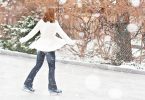 femme patinant